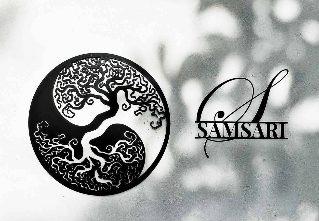 Apartamento en Playa Chiquita - Casita Samsari a 2 pasos de la Playa y A/C Apartamento en Playa Chiquita - Casita Samsari a 2 pasos de la Playa y A/C